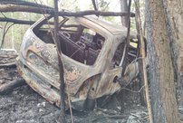 В Вятскополянском районе сгорел автомобиль после столкновения с деревом